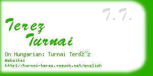 terez turnai business card